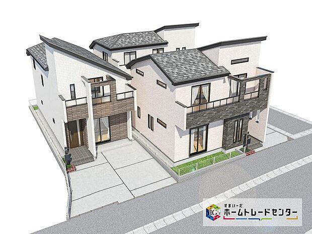 完成予想図
休日にご家族揃ってご見学はいかがでしょうか♪実際の現地を見てみると図面などではわからない、新たな発見もありますのでまずはお気軽にお問い合わせください♪