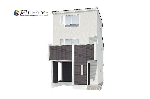 【完成予想図】(外観)
新築一戸建て 家族の笑い声が自然と生まれます!
いつまでも飽きのこない素朴で優しいデザインです♪