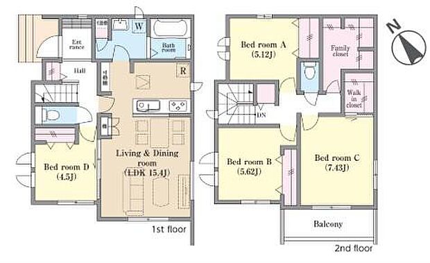 価格6390万円、4LDK、土地面積131.43m2、建物面積101.84m2
