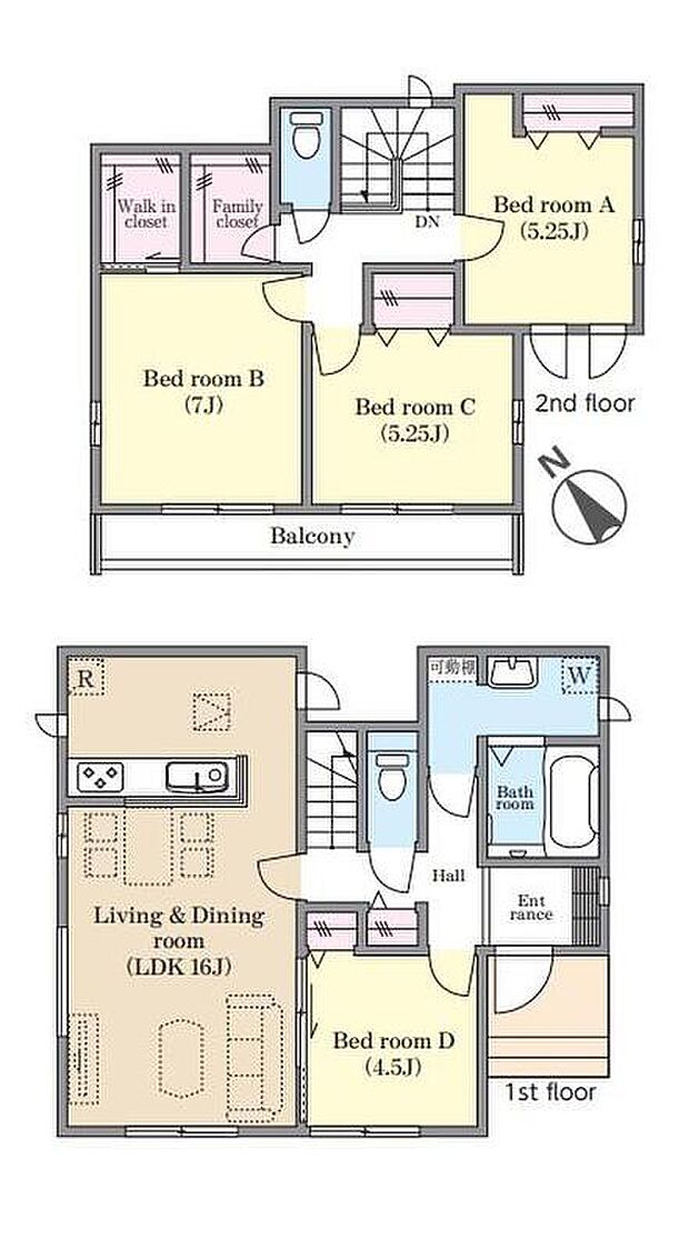 (B号棟)、価格4790万円、4LDK、土地面積108.19m2、建物面積96.67m2