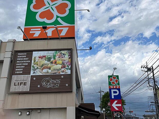 ライフ市川国分店（約850m）