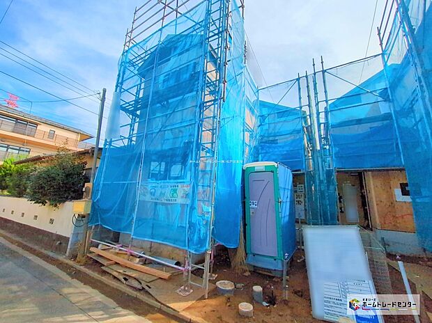 【現地外観写真】休日にご家族揃ってご見学はいかがでしょうか♪実際の現地を見てみると図面などではわからない、新たな発見もありますのでまずはお気軽にお問い合わせください♪