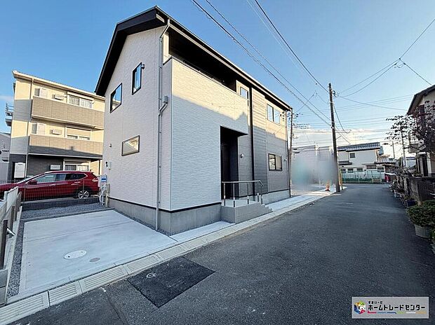 【現地外観写真】休日にご家族揃ってご見学はいかがでしょうか♪実際の現地を見てみると図面などではわからない、新たな発見もありますのでまずはお気軽にお問い合わせください♪