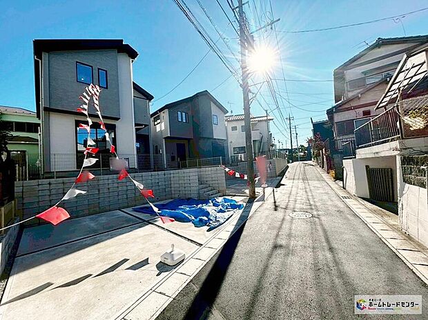 【前面道路含む現地写真】資料送付・ご見学即対応！ご不明点等、スタッフがしっかりと説明させていただきますので、安心して現地をご覧ください♪