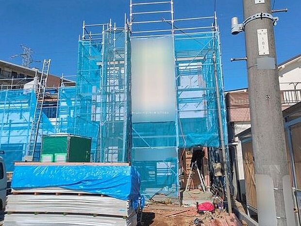 【現地外観写真】【B号棟外観】資料送付・ご見学即対応!ご不明点等、スタッフがしっかりと説明させていただきますので、安心して現地をご覧ください♪