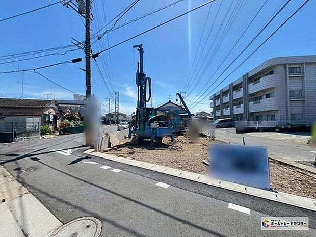【前面道路含む現地写真】当日のご見学予約も承ります!ご見学の際には実際に周辺を歩いてみて生活のイメージにつなげるのも良いですね。同じものは2つとない「夢のマイホーム」との出会いが待っているかもしれません♪