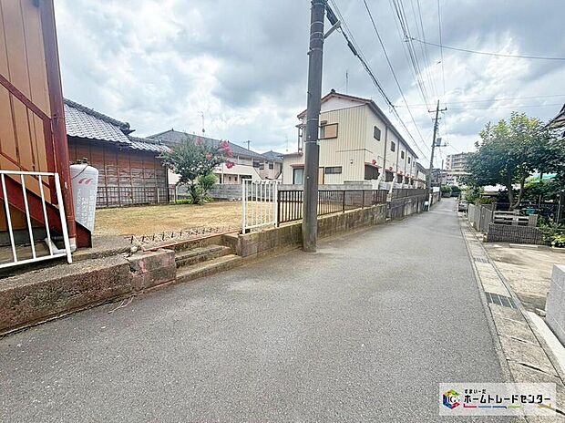 【前面道路含む現地写真】資料送付・ご見学即対応！ご不明点等、スタッフがしっかりと説明させていただきますので、安心して現地をご覧ください♪