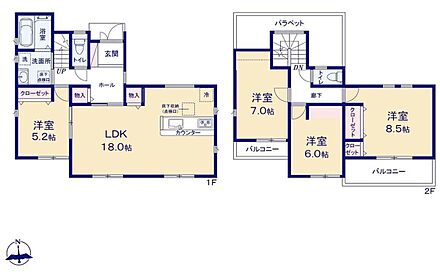 自然光がたっぷり室内に降り注ぎ、居心地のよいリビング。
ご家族の楽しい笑い声が聞こえてきそうです♪ 