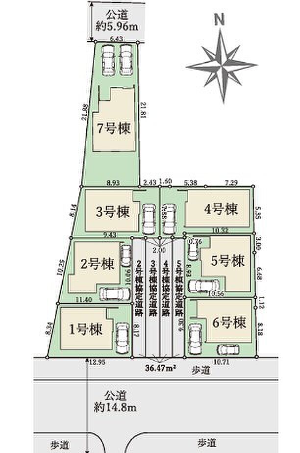 【ホームページに現地動画掲載中】●年中無休:当日予約可●1~6号号棟まで間口南向きです!