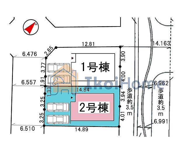 ●年中無休:当日予約可●両面道路ですので、陽当り・通風良好!駐車スペース2台可!