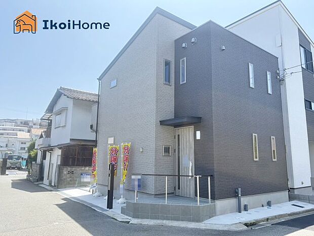 山電「東二見」駅まで徒歩12分で便利!完成しておりますので即入居可!エアコン4台付!照明6台付!