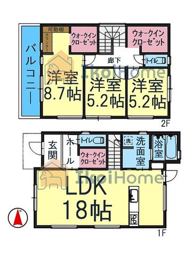 ●年中無休:当日予約可●全居室南向きで陽当たり良好!ウォークインクローゼット多数!ゆったりバルコニー
