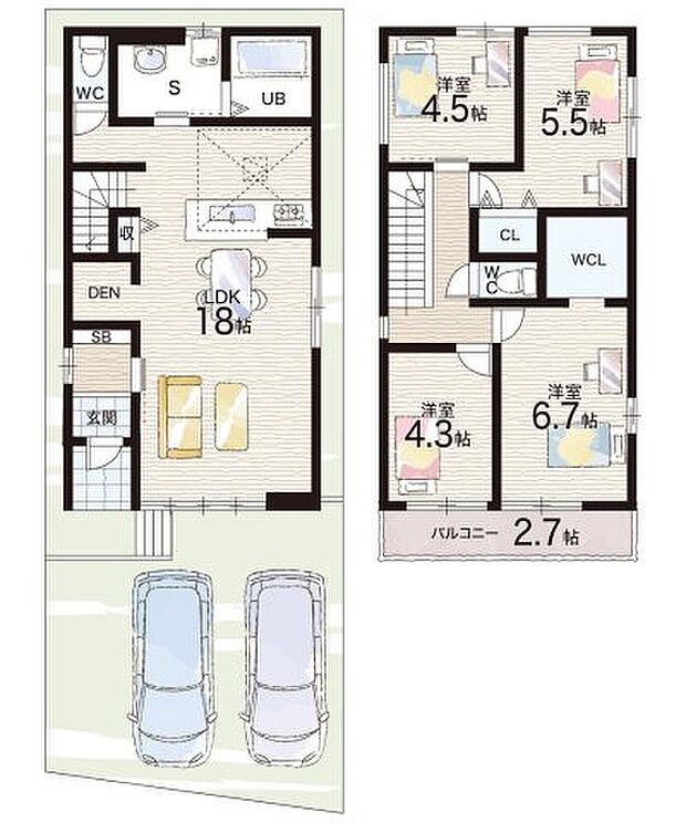 【4LDK】○美豆小学校・・・徒歩３０分 ○大淀中学校・・・徒歩３８分