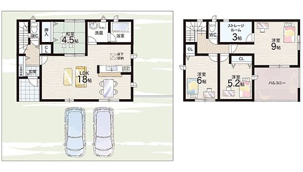 【4LDK+S(納戸)】○河原田小学校・・・徒歩13分 ○南中学校・・・徒歩31分
