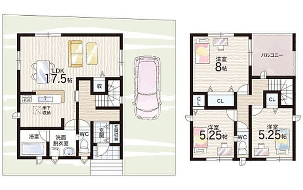 【3LDK】○瀬田南小学校・・・徒歩25分 ○瀬田中学校・・・徒歩44分
