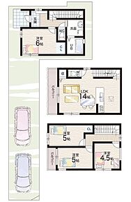 ○長等小学校・・・徒歩8分 ○皇子山中学校・・・徒歩18分 