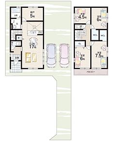 ○安土小学校・・・徒歩19分 ○安土中学校・・・徒歩34分 