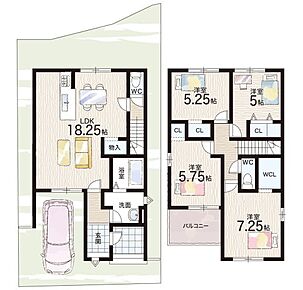 ○百々小学校・・・徒歩8分 ○山科中学校・・・徒歩17分 