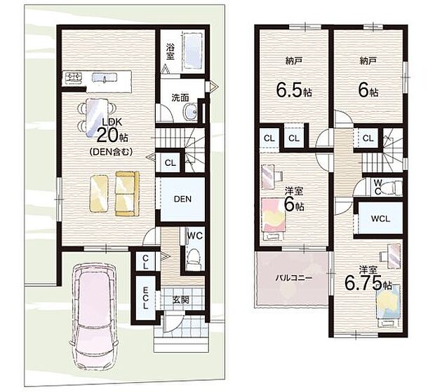 【2LDK+S(納戸)】○百々小学校・・・徒歩8分 ○山科中学校・・・徒歩17分