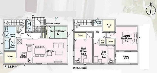 【4LDK】○石山小学校・・・徒歩23分 ○石山中学校・・・徒歩30分