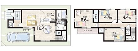 ○藤ノ森小学校・・・徒歩14分 ○藤森中学校・・・徒歩5分 