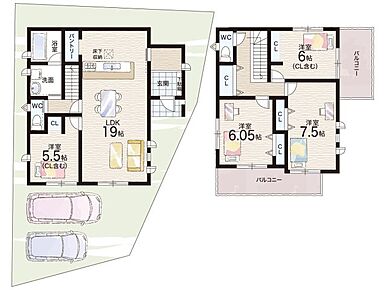 ○雄琴小学校・・・徒歩18分 ○日吉中学校・・・徒歩49分 