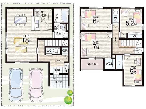 【4LDK】○津田小学校・・・徒歩17分 ○飾磨西中学校・・・徒歩7分