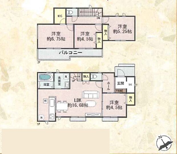 【3LDK】〇錦浦小学校・・・徒歩10分 〇魚住中学校・・・徒歩27分