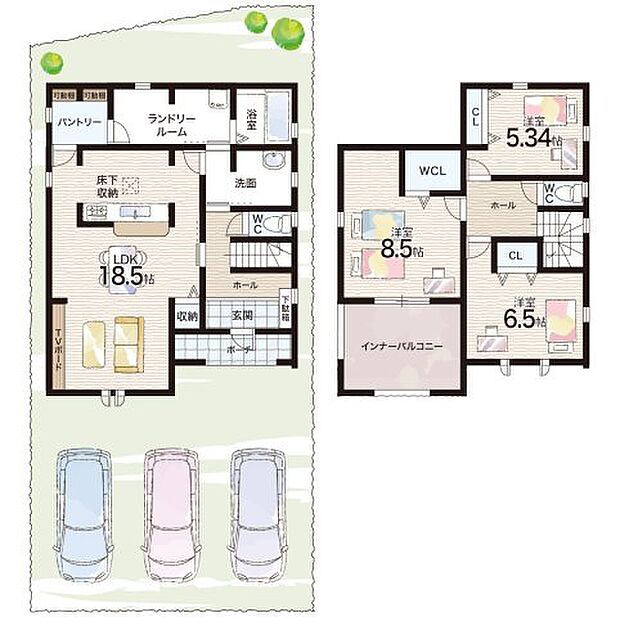 【3LDK】○日野小学校・・・徒歩30分 ○西脇中学校・・・徒歩6分