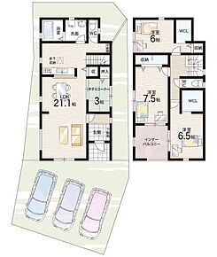○魚住小学校・・・徒歩20分 ○魚住東中学校・・・徒歩25分 