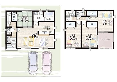 ○出合小学校・・・徒歩15分 ○王塚台中学校・・・徒歩8分 