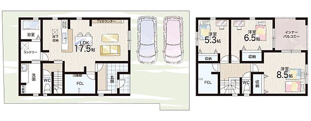 【3LDK】○斑鳩小学校・・・徒歩2分 ○太子東中学校・・・徒歩21分