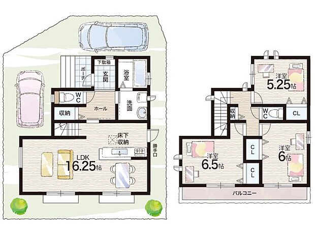 【3LDK】○竜が台小学校・・・徒歩3分 ○竜が台中学校・・・徒歩11分