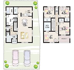 ○福崎小学校・・・徒歩2分 ○福崎西中学校・・・徒歩17分 