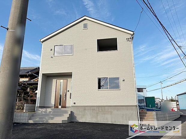 【１号棟】足場が外れました！内覧可能です♪ぜひ現地にて、実際の日当たりなどご確認いただけます♪ご見学はお気軽にお問い合わせください☆