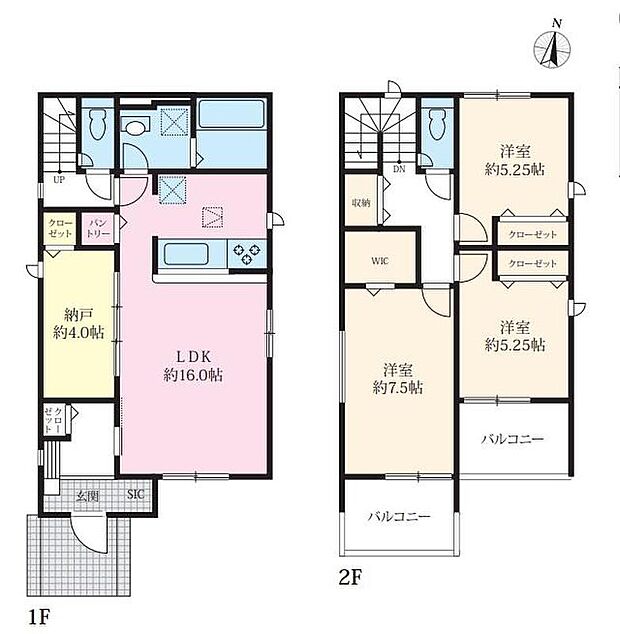 (2号棟)、価格3490万円、3LDK+S、土地面積144.69m2、建物面積96.88m2