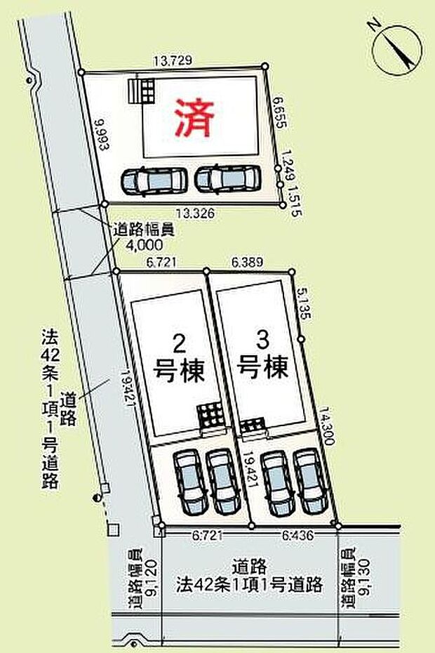 全３棟♪日当たりの考えられた立地☆