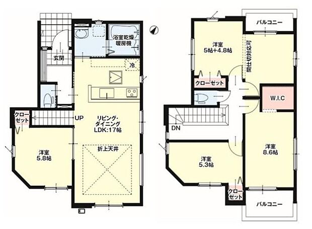(3号棟)、価格2999万円、4LDK、土地面積176.76m2、建物面積105.78m2