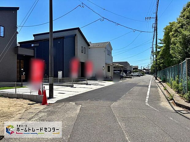 【前面道路含む現地写真】名鉄三河線「碧南」駅まで徒歩26分！周辺には小学校やお買い物施設が揃う暮らしやすい住環境♪
