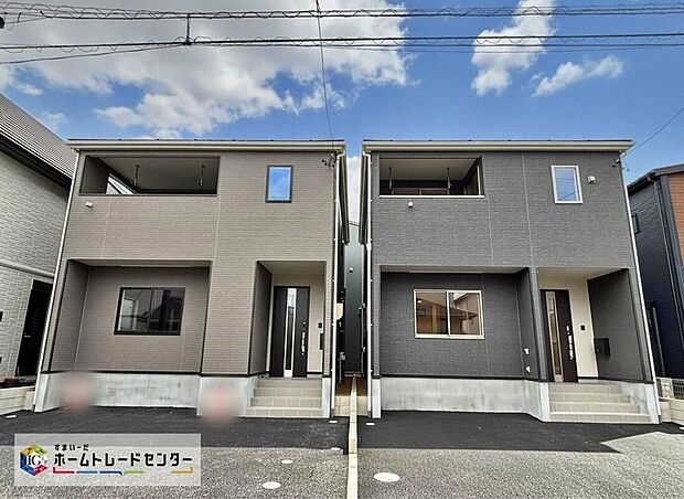【現地外観写真】完成しました！内覧可能です♪ぜひ現地にて、実際の建物・街並み・日当たり等ご確認下さい♪お気軽にお問い合わせください☆