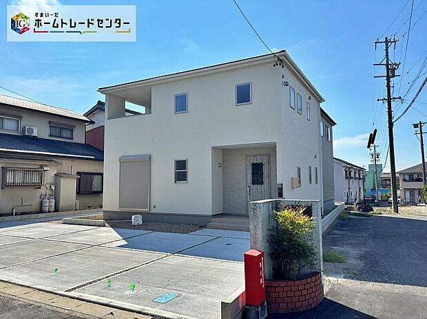 【現地外観写真】平日・お仕事帰りなど、いつでもご案内させていただきます！デザイン・目に見える設備面も大切ですが、耐震構造で地震に強い家の為、次代へ繋ぐ強固な住宅です。