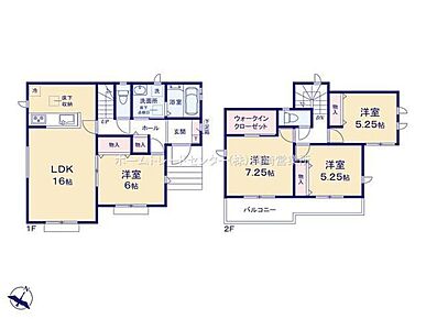 ◇リビングには洋室が隣接☆リビングと一体利用が可能です♪１階洋室は廊下側からも出入りができ客間としても使用可能◎◇各居室収納付き！◇２部屋続きのワイドなバルコニー有り♪ 