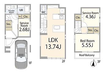 葛飾区西亀有3丁目・新築戸建 その他