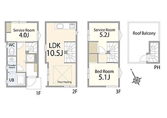 【ESPACER～エスパシィ～】江東区福住1丁目・新築戸建 その他