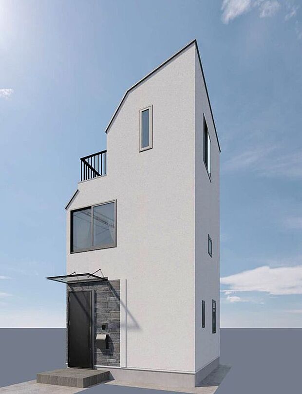 【外観パース図】【完成イメージパース】