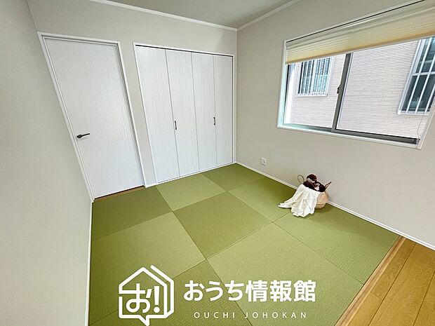 【現地写真(和室)】大壁仕様の新和室。くつろぎの空間です。