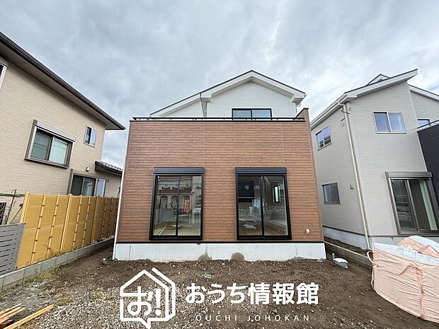 【現地写真（外観）【１号地】】健康被害に配慮したもっとも安全性の高い建材を採用し、シックハウス対策をしております。