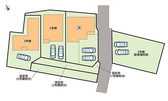 Livele Garden.S 江南市安良町郷中 全3邸