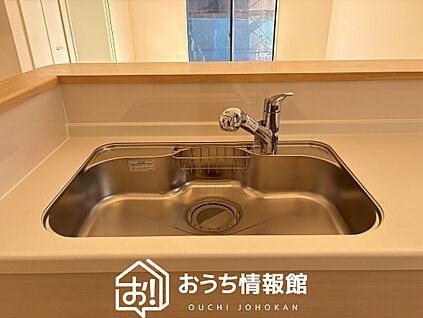 浄水器内臓ハンドシャワー付シンク