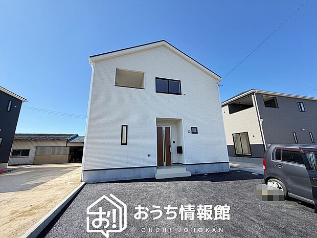 【現地写真(外観)【2号地】】健康被害に配慮したもっとも安全性の高い建材を採用し、シックハウス対策をしております。